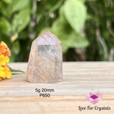 Rutilated Quartz Standing Mini Points 5G 20Mm