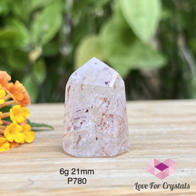 Rutilated Quartz Standing Mini Points 6G 21Mm