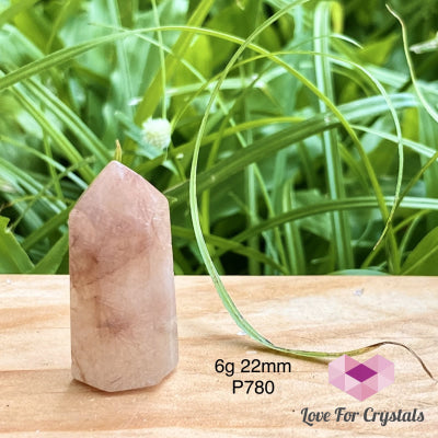 Rutilated Quartz Standing Mini Points 6G 22Mm