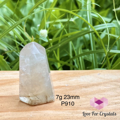 Rutilated Quartz Standing Mini Points 7G 23Mm