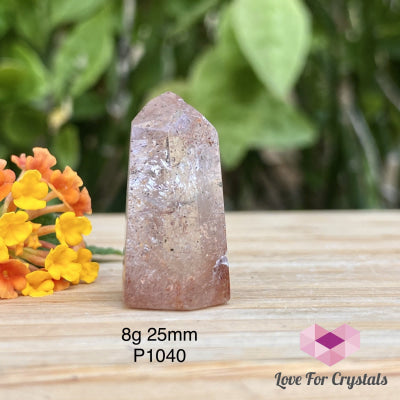 Rutilated Quartz Standing Mini Points 8G 25Mm