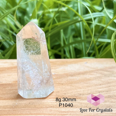 Rutilated Quartz Standing Mini Points 8G 30Mm