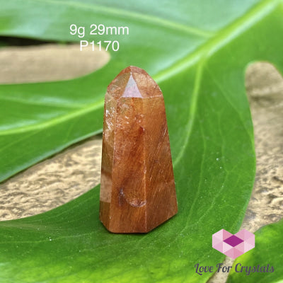 Rutilated Quartz Standing Mini Points 9G 29Mm