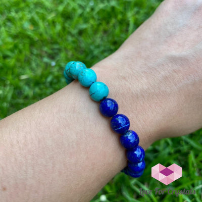 Sagittarius Zodiac Remedy Bracelet (Lapis Lazuli & Turquoise)