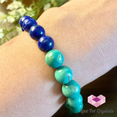 Sagittarius Zodiac Remedy Bracelet (Lapis Lazuli & Turquoise ) 21 Nov-21 Dec 6.5 (Large)