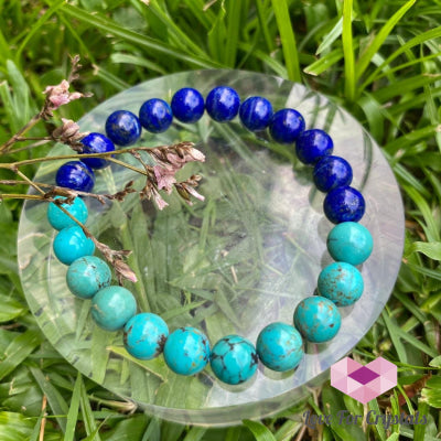 Sagittarius Zodiac Remedy Bracelet (Lapis Lazuli & Turquoise)