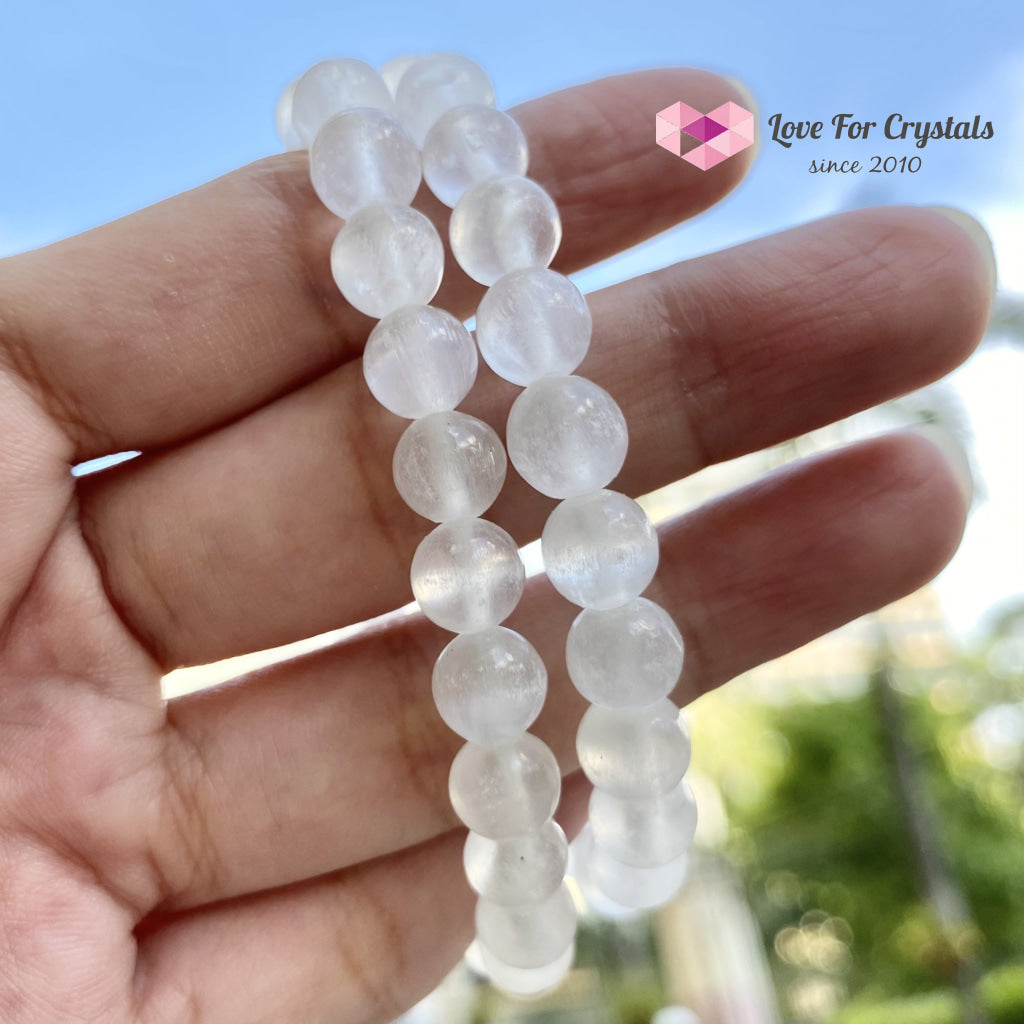 Selenite Bracelet (Aura Cleanser) 8Mm