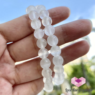 Selenite Bracelet (Aura Cleanser) 8Mm