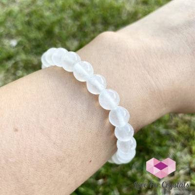 Selenite Bracelet (Aura Cleanser) 8Mm 5.5