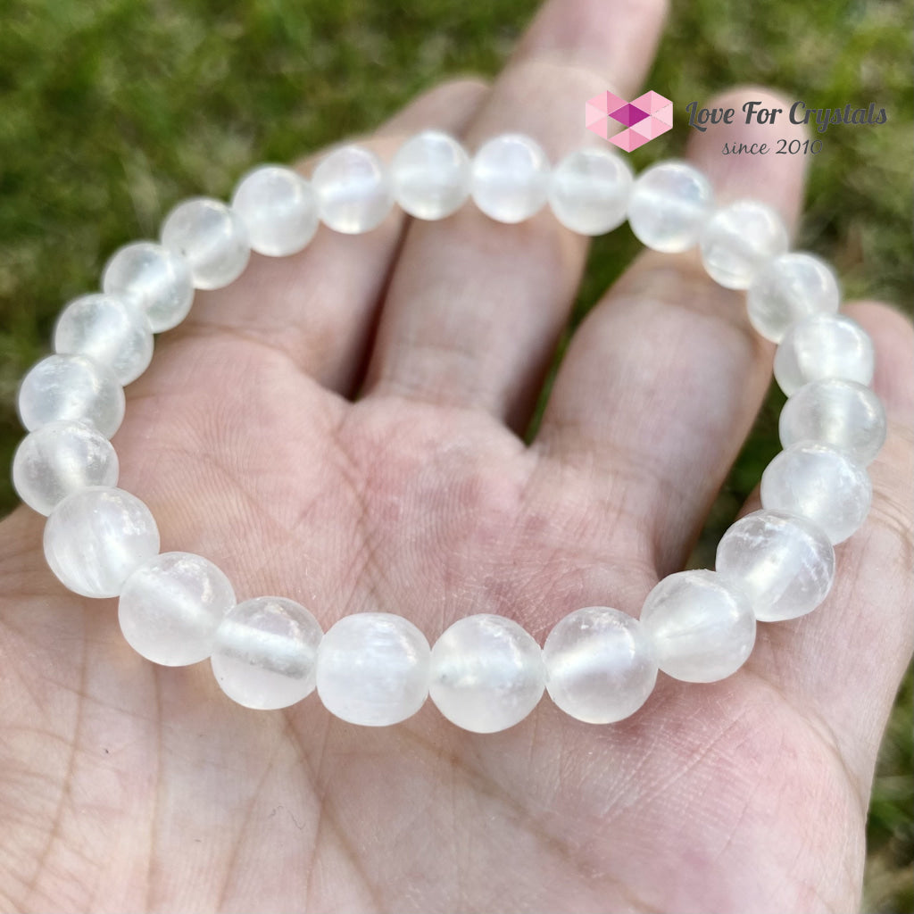 Selenite Bracelet (Aura Cleanser) 8Mm 6.0
