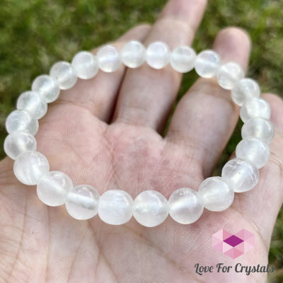 Selenite Bracelet (Aura Cleanser) 8Mm 6.0