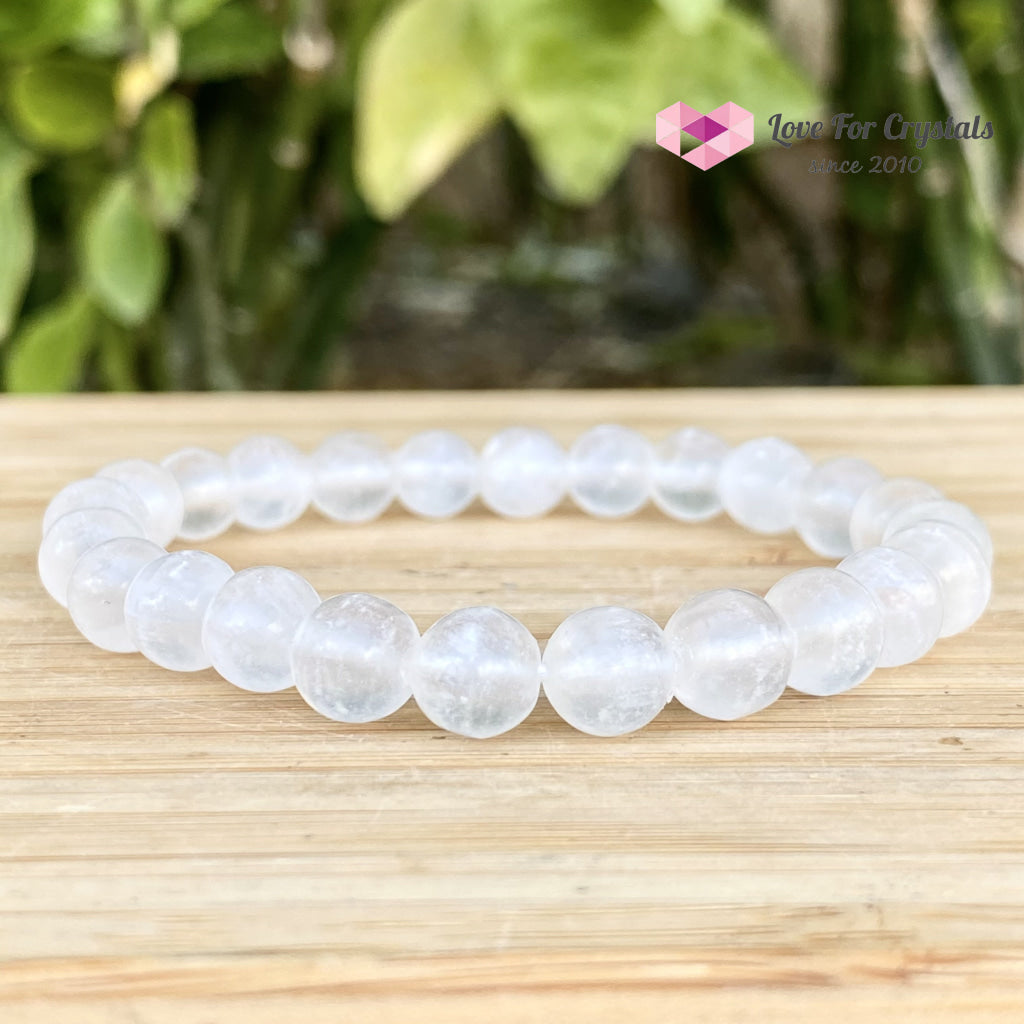 Selenite Bracelet (Aura Cleanser) 8Mm