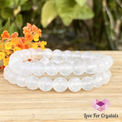 Selenite Bracelet (Aura Cleanser) 8Mm