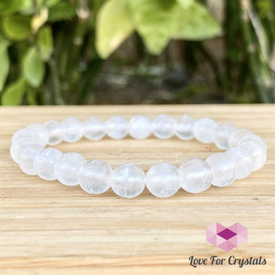 Selenite Bracelet (Aura Cleanser) 8Mm