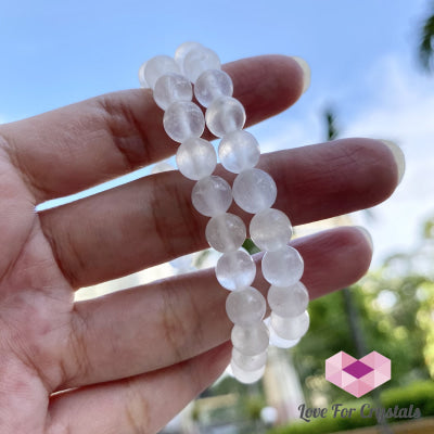 Selenite Bracelet (Aura Cleanser) 8Mm