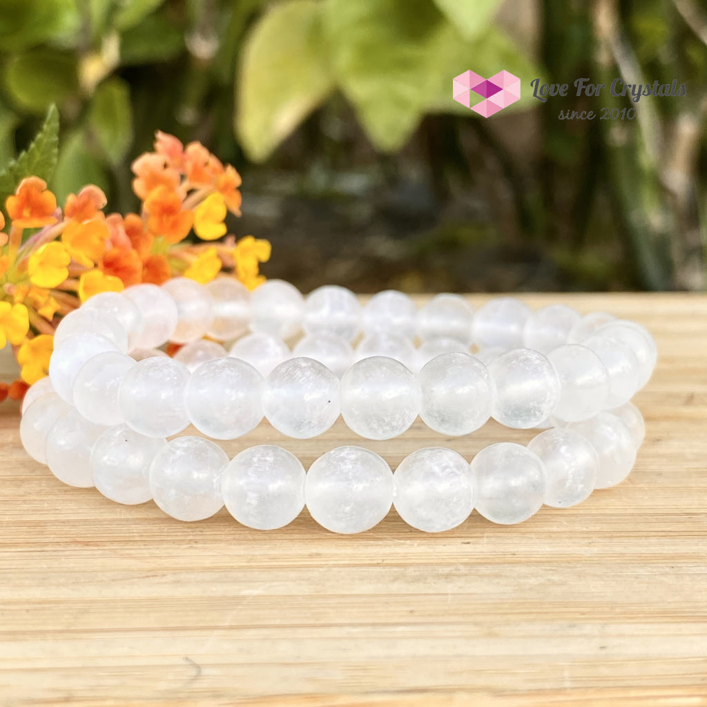 Selenite Bracelet (Aura Cleanser) 8Mm