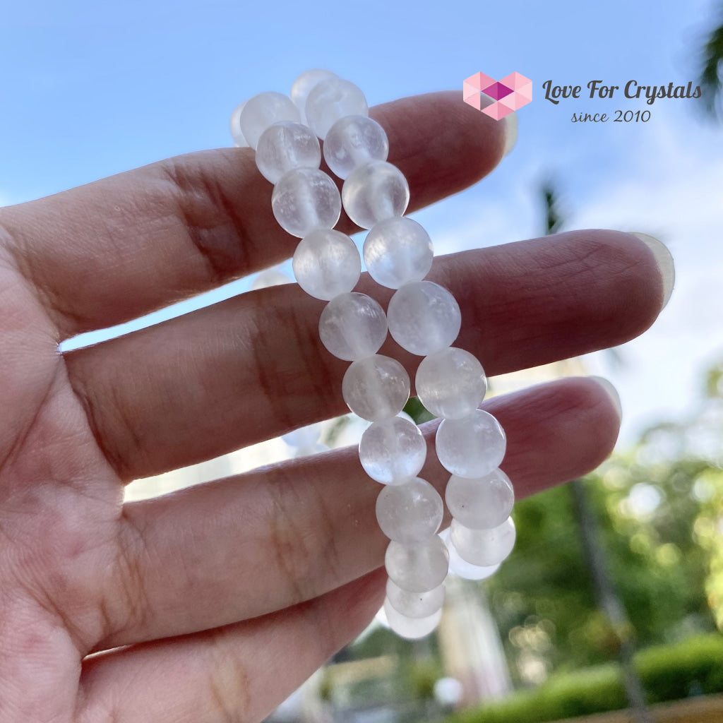 Selenite Bracelet (Aura Cleanser) 8Mm