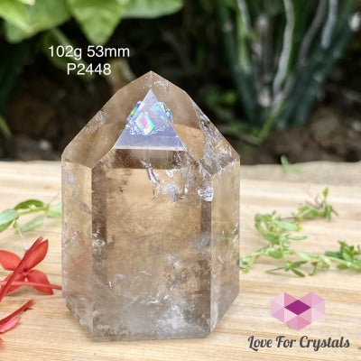 Smoky Quartz Polished Points (Brazil) 102G 53Mm Crystal