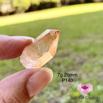 Tangerine Lemurian Points (Brazil) 7G 26Mm Crystal