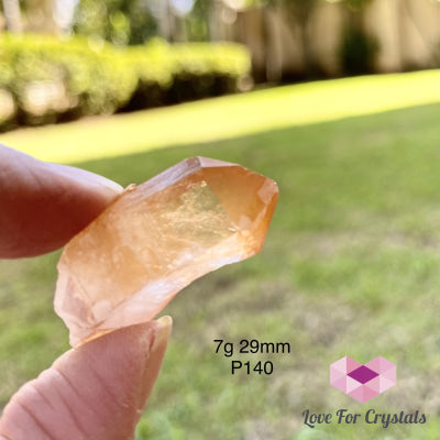 Tangerine Lemurian Points (Brazil) 7G 29Mm Crystal