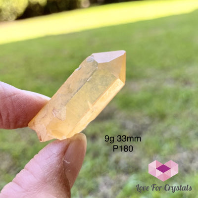 Tangerine Lemurian Points (Brazil) 9G 33Mm Crystal