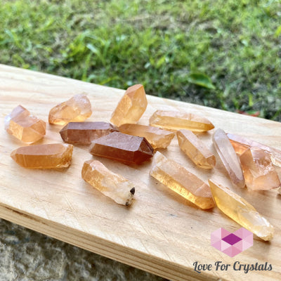 Tangerine Lemurian Points (Brazil) Crystal