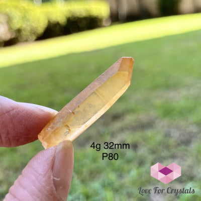 Tangerine Lemurian Points (Brazil) 4G 32Mm Crystal