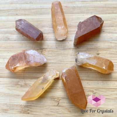 Tangerine Lemurian Points (Brazil) Crystal