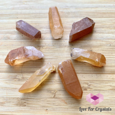 Tangerine Lemurian Points (Brazil) Crystal