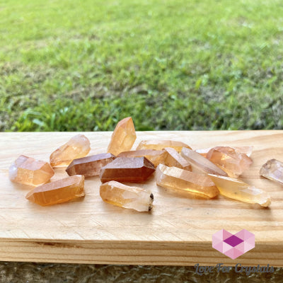 Tangerine Lemurian Points (Brazil) Crystal