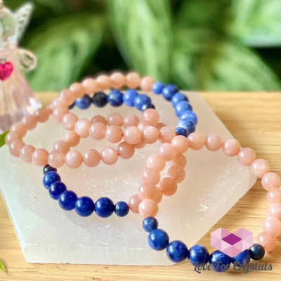 Weight Loss Crstal Bracelet (Sunstone And Blue Sodalite)