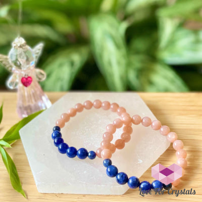 Weight Loss Crstal Bracelet (Sunstone And Blue Sodalite)