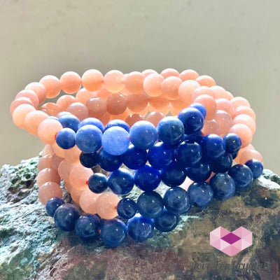 Weight Loss Crstal Bracelet (Sunstone And Blue Sodalite)