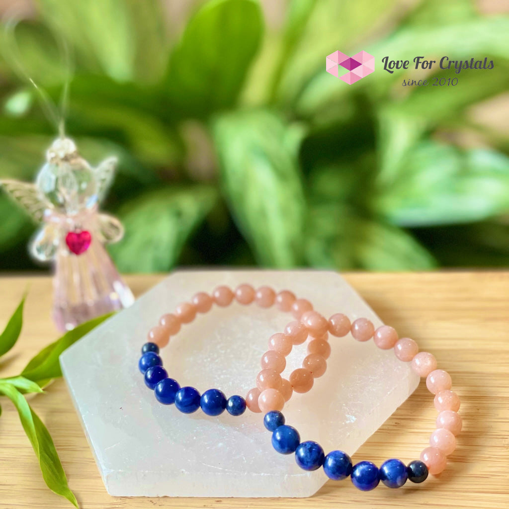 Weight Loss Crstal Bracelet (Sunstone And Blue Sodalite)