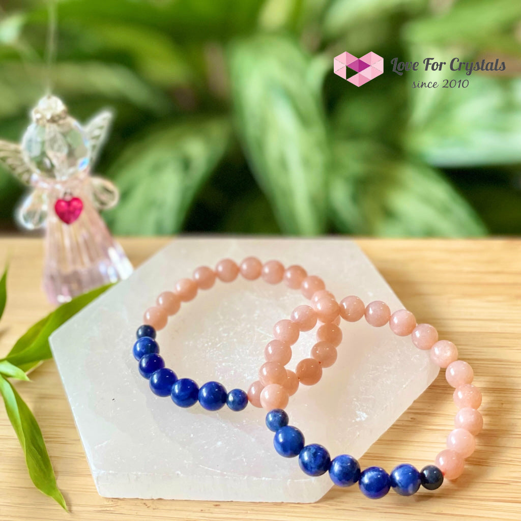 Weight Loss Crstal Bracelet (Sunstone And Blue Sodalite)