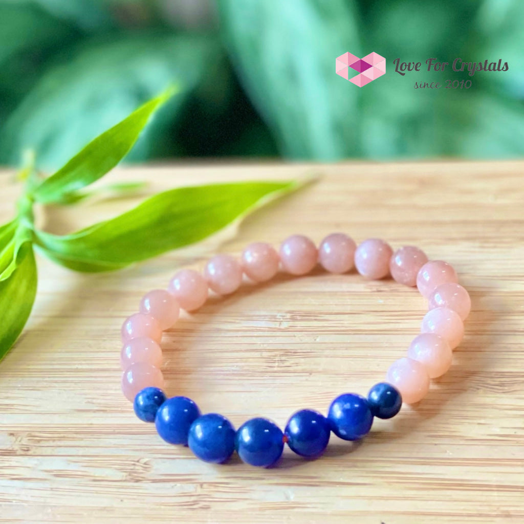 Weight Loss Crstal Bracelet (Sunstone And Blue Sodalite) 5.5