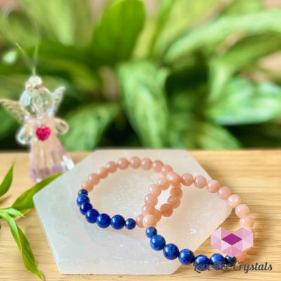 Weight Loss Crstal Bracelet (Sunstone And Blue Sodalite)