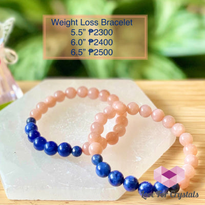 Weight Loss Crstal Bracelet (Sunstone And Blue Sodalite)