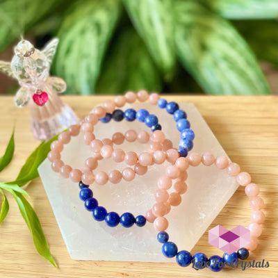 Weight Loss Crstal Bracelet (Sunstone And Blue Sodalite)