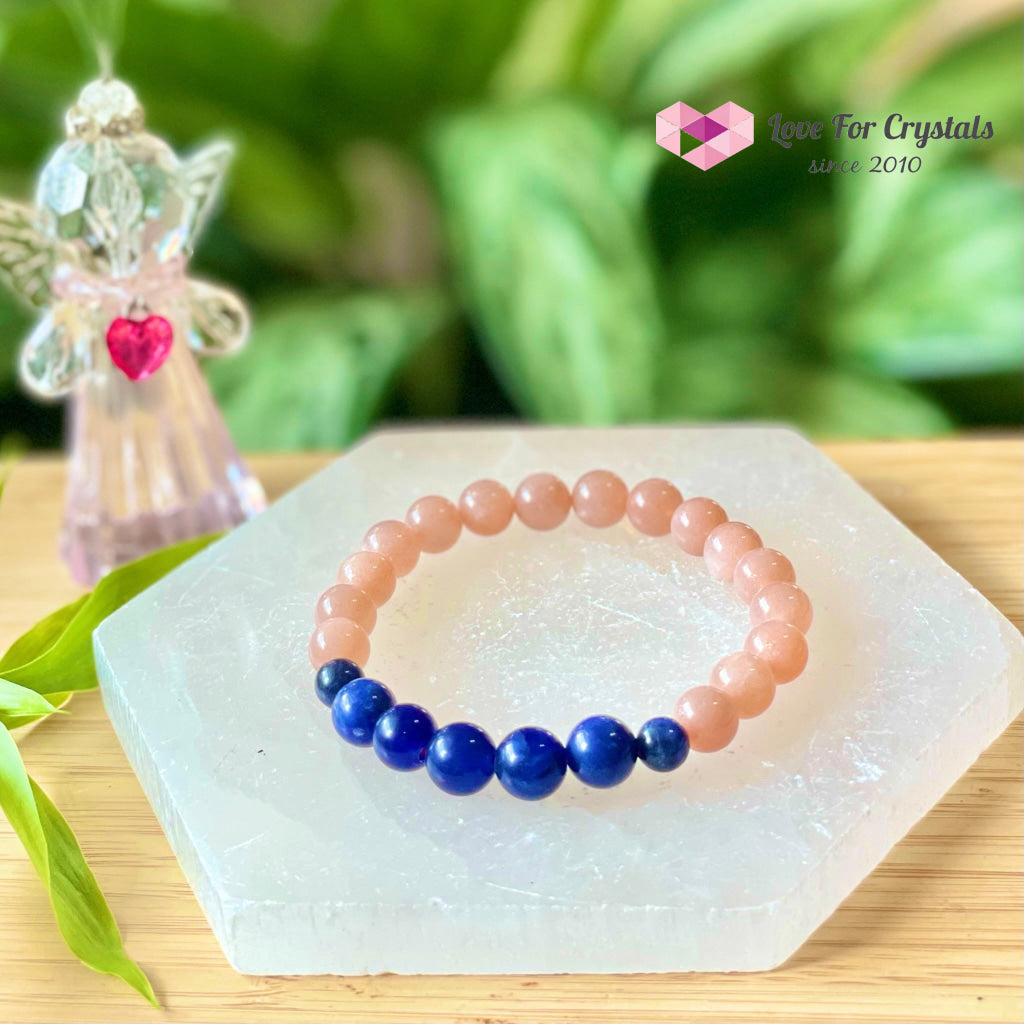 Weight Loss Crstal Bracelet (Sunstone And Blue Sodalite)