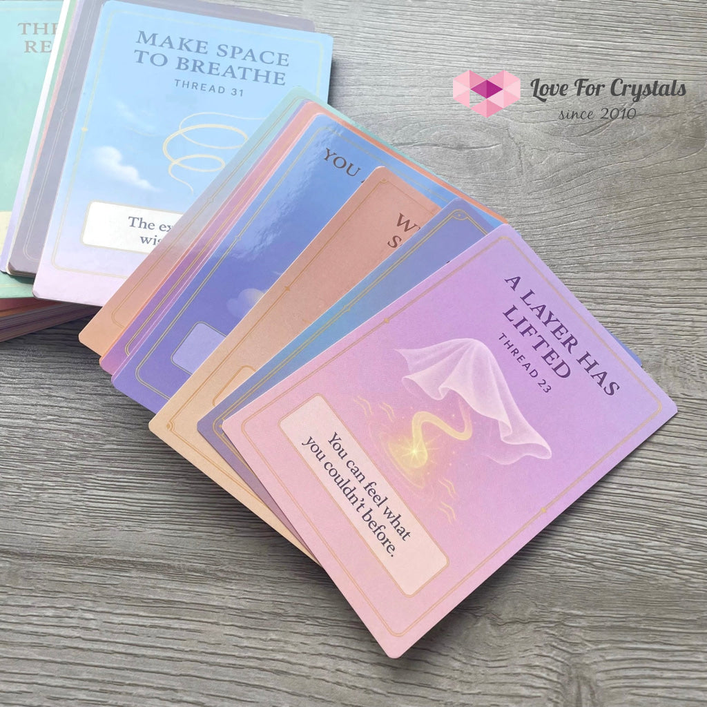 Whispers from the Lightweaver An Oracle Card Deck by Audrey Aelthira (Pre-Order) with FREE Crystal Wish Tree Bottle