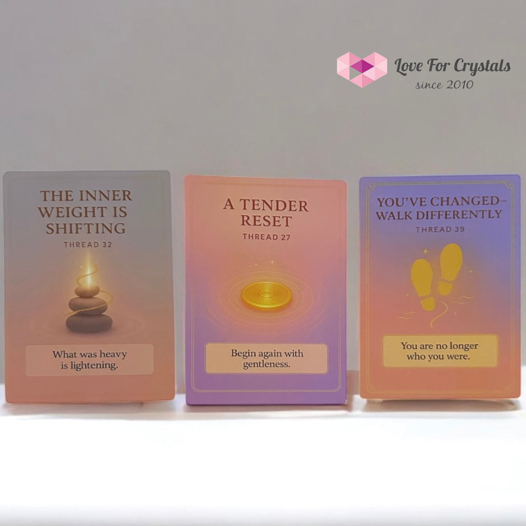 Whispers from the Lightweaver An Oracle Card Deck by Audrey Aelthira (Pre-Order) with FREE Crystal Wish Tree Bottle
