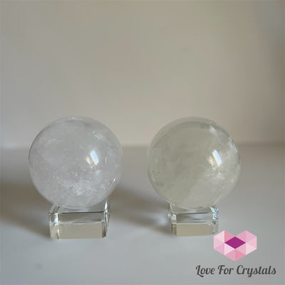 White Calcite Sphere (Brazil) Sphere