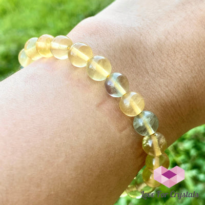 Yellow Fluorite Bracelet 7Mm (For Prosperity And Abundance) Bracelets