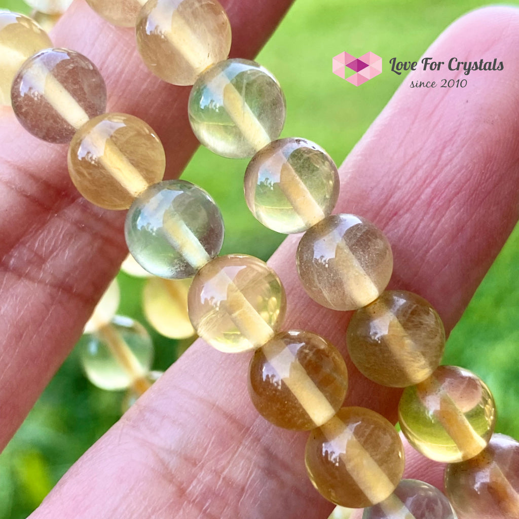Yellow Fluorite Bracelet 7Mm (For Prosperity And Abundance) Bracelets