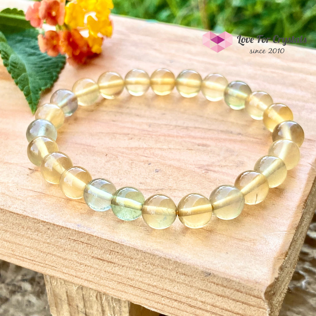 Yellow Fluorite Bracelet 7Mm (For Prosperity And Abundance) Bracelets