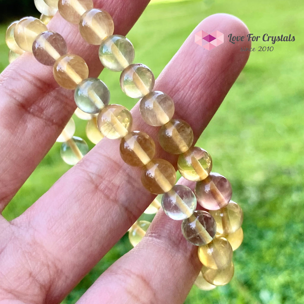 Yellow Fluorite Bracelet 7Mm (For Prosperity And Abundance) Bracelets